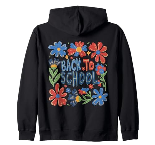 Lustiges Blumenmuster für Lehrer und Kinder Kapuzenjacke Lustiges Blumenmuster für Lehrer und Kinder Kapuzenjacke von Cool Vibes Back to School Outfit Collection