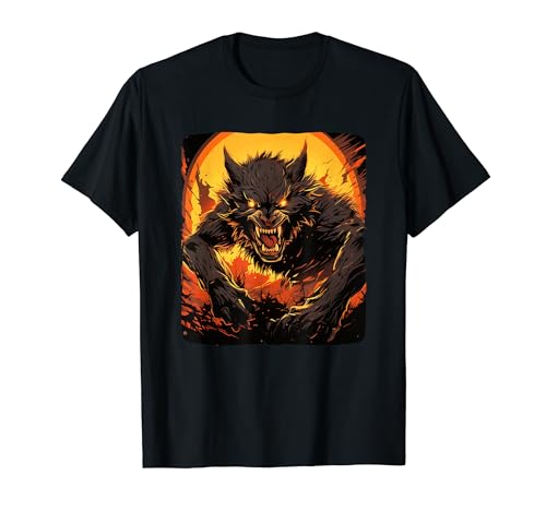 Verrücktes Kostüm für Jungen und Mädchen mit diesem Werwolf T-Shirt von Cool Werewolf Costume