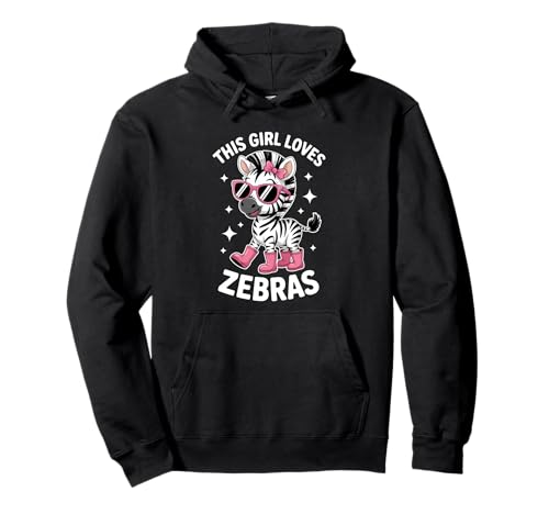 Zebras Girl Lustiges Zebra Pullover Hoodie von Cool Zebra Funny Zebras Girl Designs