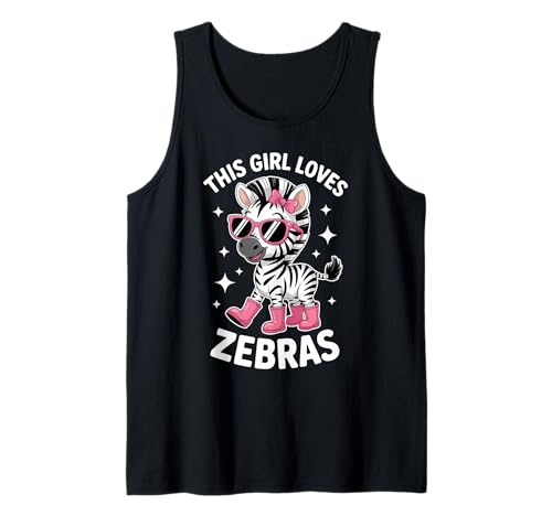 Zebras Girl Lustiges Zebra Tank Top von Cool Zebra Funny Zebras Girl Designs