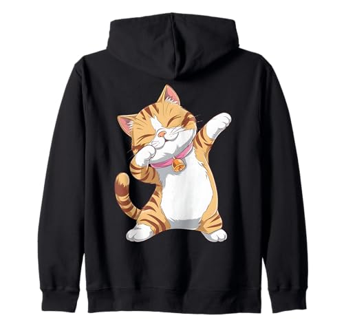 Dabbing Cat Design - Funky Dab Dance Cat für Frauen Kapuzenjacke von Cool and Quirky Cat Lover Apparel Co.