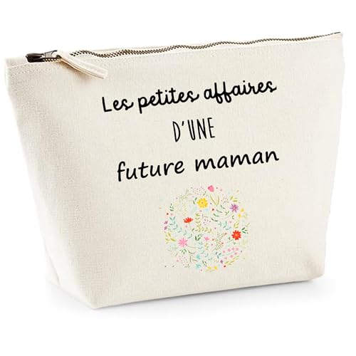 Federmäppchen "Les Petites Affaires d'une future Maman", natur, 13X12,5X6cm, Bohemian von Cool and The Bag