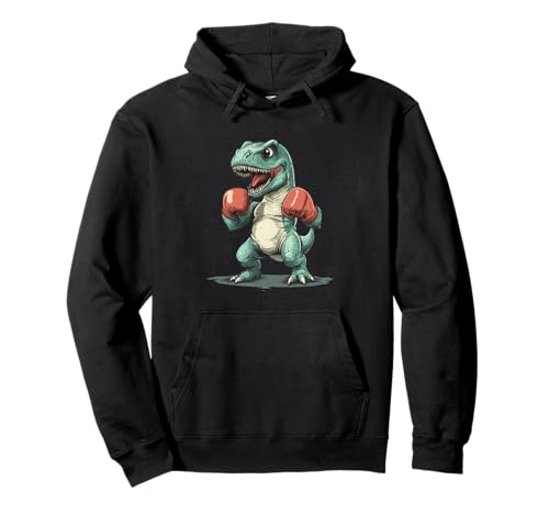 Lustiges Dinosaurier-Kostüm für Jurassic und Box-Kinder Pullover Hoodie Lustiges Dinosaurier-Kostüm für Jurassic und Box-Kinder Pullover Hoodie von Cool dinosaur with boxing gloves