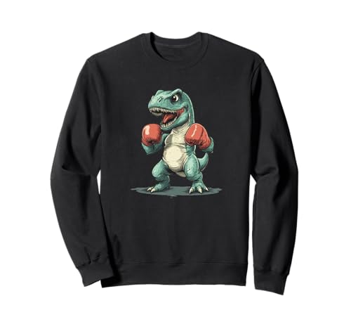 Lustiges Dinosaurier-Kostüm für Jurassic und Box-Kinder Sweatshirt Lustiges Dinosaurier-Kostüm für Jurassic und Box-Kinder Sweatshirt von Cool dinosaur with boxing gloves