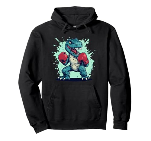 Pretty Sport Dinosaurier mit Boxhandschuhen für Kinder Pullover Hoodie Pretty Sport Dinosaurier mit Boxhandschuhen für Kinder Pullover Hoodie von Cool dinosaur with boxing gloves