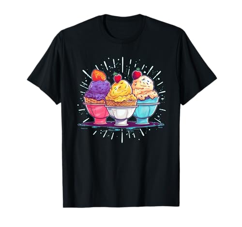 Cooles Eis für Jungen, Mädchen und Sorbets-Liebhaber T-Shirt von Cool summery Sobets