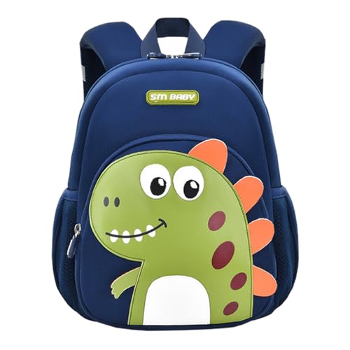 Cool&D Baby Rucksack Kindergarten Rucksack Cartoon Muster Schultasche Anti-verloren Rucksack für Jungen und Mädchen 1-6 Jahre (Blau-G S22*10 * 28cm) von Cool&D