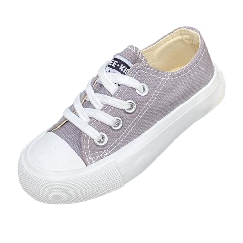 Cool&D Kinder Canvas Schuhe Sneaker Segeltuchschuhe Unisex Leinwand Sportlich Low-Top Sportschuhe EU20-35 von Cool&D