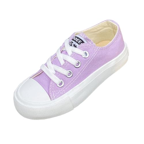 Cool&D Kinder Canvas Schuhe Sneaker Segeltuchschuhe Unisex Leinwand Sportlich Low-Top Sportschuhe EU20-35 von Cool&D