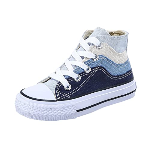 Cool&D Kinder Canvas Sneaker Segeltuchschuhe Unisex Leinwand Sportlich Schuhe High-Top Sportschuhe von Cool&D