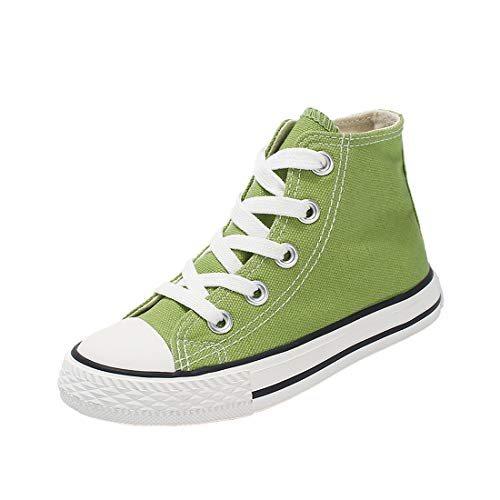 Cool&D Kinder Canvas Sneaker Segeltuchschuhe Unisex Leinwand Sportlich Schuhe High-Top Sportschuhe von Cool&D