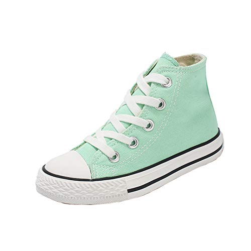 Cool&D Kinder Canvas Sneaker Segeltuchschuhe Unisex Leinwand Sportlich Schuhe High-Top Sportschuhe von Cool&D