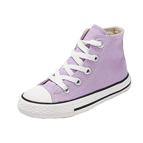 Cool&D Kinder Canvas Sneaker Segeltuchschuhe Unisex Leinwand Sportlich Schuhe High-Top Sportschuhe von Cool&D