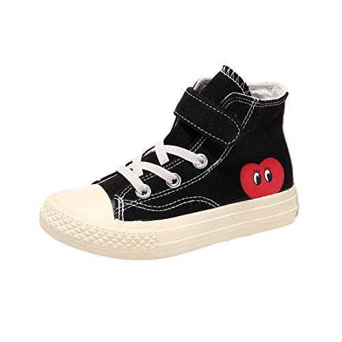 Cool&D Kinder Canvas Sneaker Segeltuchschuhe Unisex Leinwand Sportlich Schuhe High-Top Sportschuhe von Cool&D