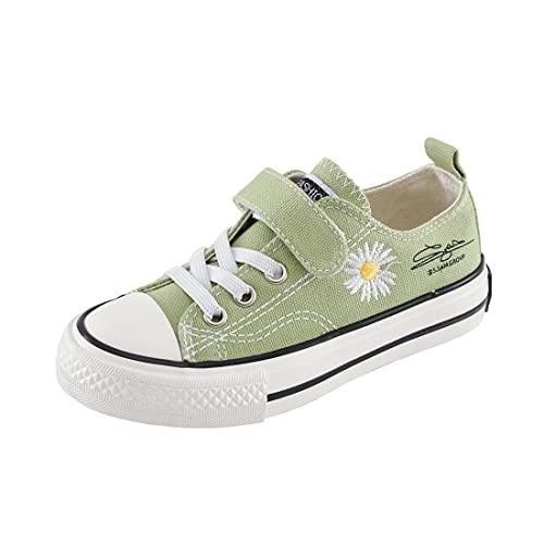 Cool&D Kinder Canvas Sneaker Segeltuchschuhe Unisex Leinwand Sportlich Schuhe Low-Top Sportschuhe von Cool&D