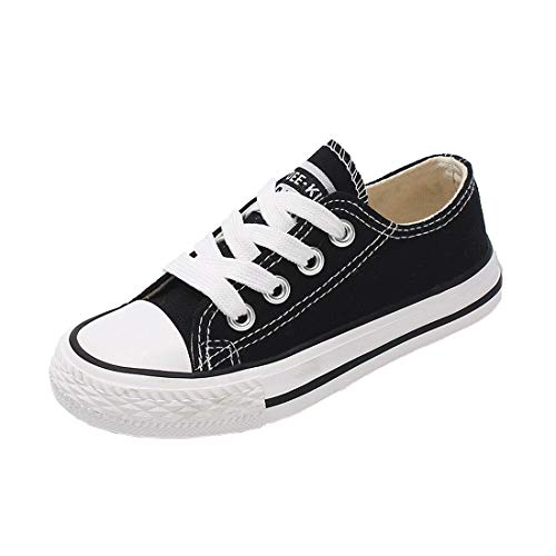 Cool&D Kinder Canvas Sneaker Segeltuchschuhe Unisex Leinwand Sportlich Schuhe Low-Top Sportschuhe von Cool&D