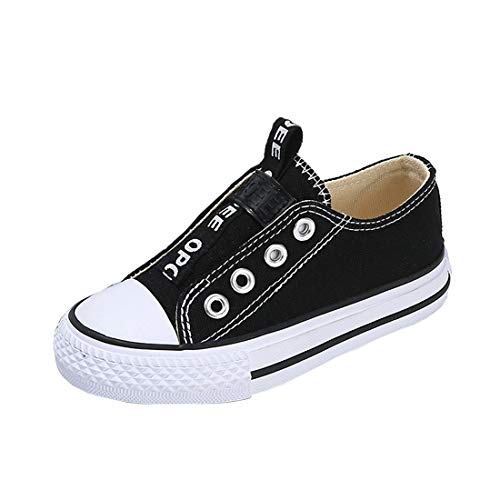 Cool&D Kinder Canvas Sneaker Segeltuchschuhe Unisex Leinwand Sportlich Schuhe Low-Top Sportschuhe von Cool&D