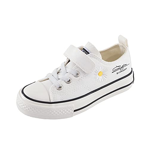 Cool&D Kinder Canvas Sneaker Segeltuchschuhe Unisex Leinwand Sportlich Schuhe Low-Top Sportschuhe von Cool&D