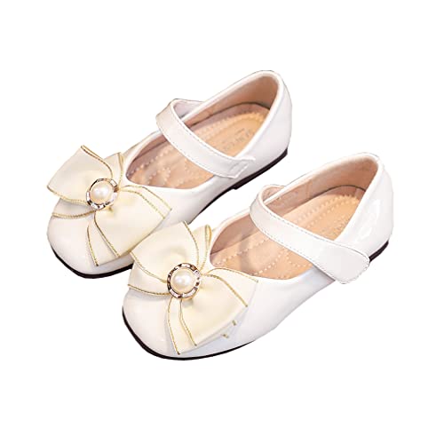 Cool&D Mädchen Kommunionschuhe Prinzessin Schuhe Sandalen Flache Schuhe Oxford Sohlen Sandalette von Cool&D