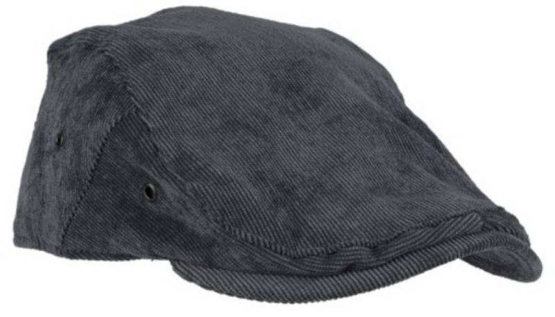 Cool4 Schiebermütze Flat Cap Feincord mit 3-fach Druckknopf-Größenverstellung Robust, bequem und individuell anpassbar von Cool4