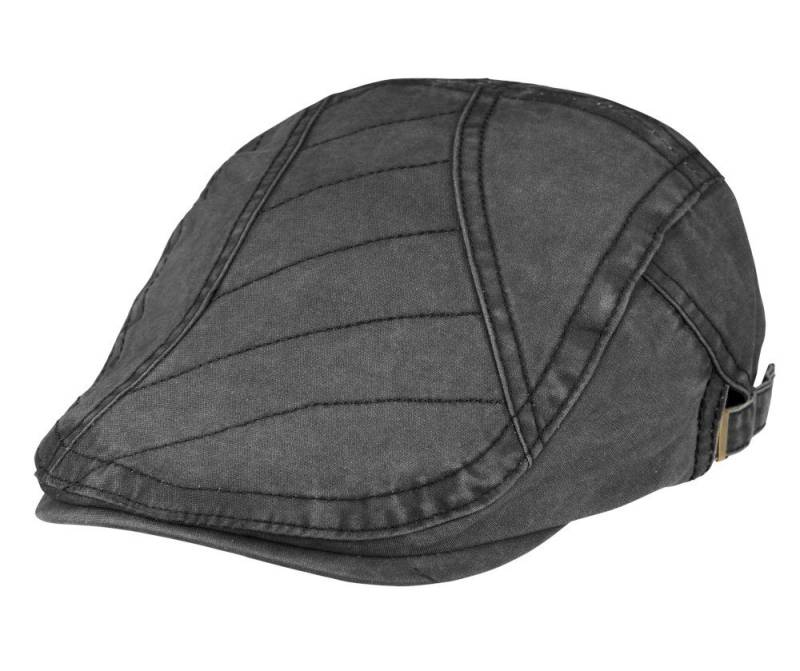 Cool4 Flat Cap Schiebermütze CANVAS Struktur Jeans Verstellbar von Cool4