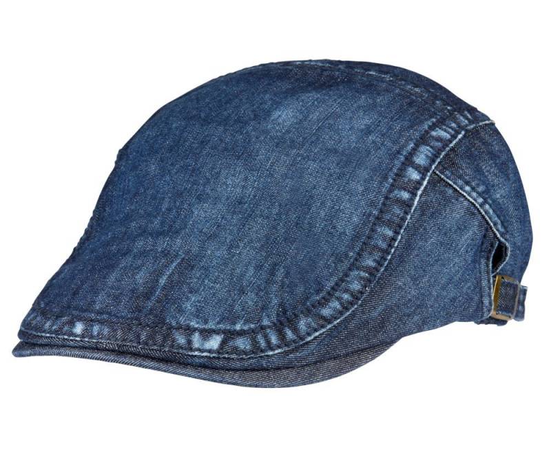 Cool4 Flat Cap Schiebermütze DENIM Jeans Verstellbar von Cool4