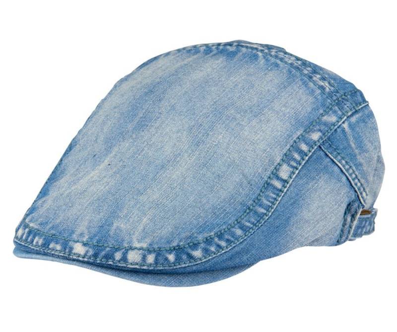 Cool4 Flat Cap Schiebermütze DENIM Jeans Verstellbar von Cool4