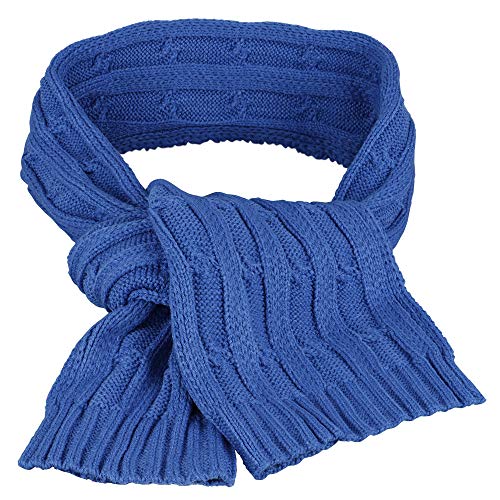 Cool4 Herbst Winter Unisex Strick Schal Rippen Zopf Muster Damen Herren A47 (Königsblau) von Cool4