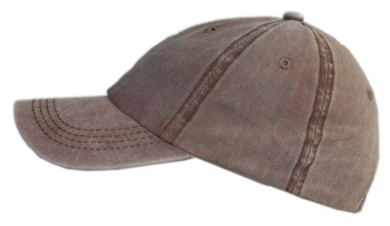 Cool4 Baseball Cap Basecap aus 100% Baumwolle – verstellbare Jeans-Cap im Washed-Look Unisex, modisch von Cool4
