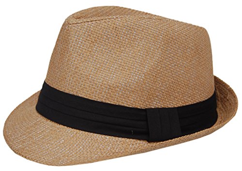 Cool4 Trilby Strohhut Sand Sommer Stroh Hut Cap Kappe Mütze Sonnenschutz Sonnenhut Strand SH02 (60) von Cool4