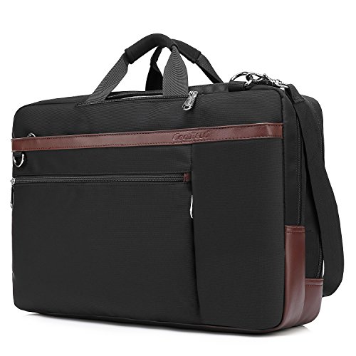 CoolBELL Umwandelbarer Rucksack, Schultertasche, Kuriertasche, Laptoptasche, Business, Aktentasche, Freizeit, Handtasche, multifunktionaler Reiserucksack, passend für 43,8 cm (17,3 Zoll) Laptop für von CoolBELL