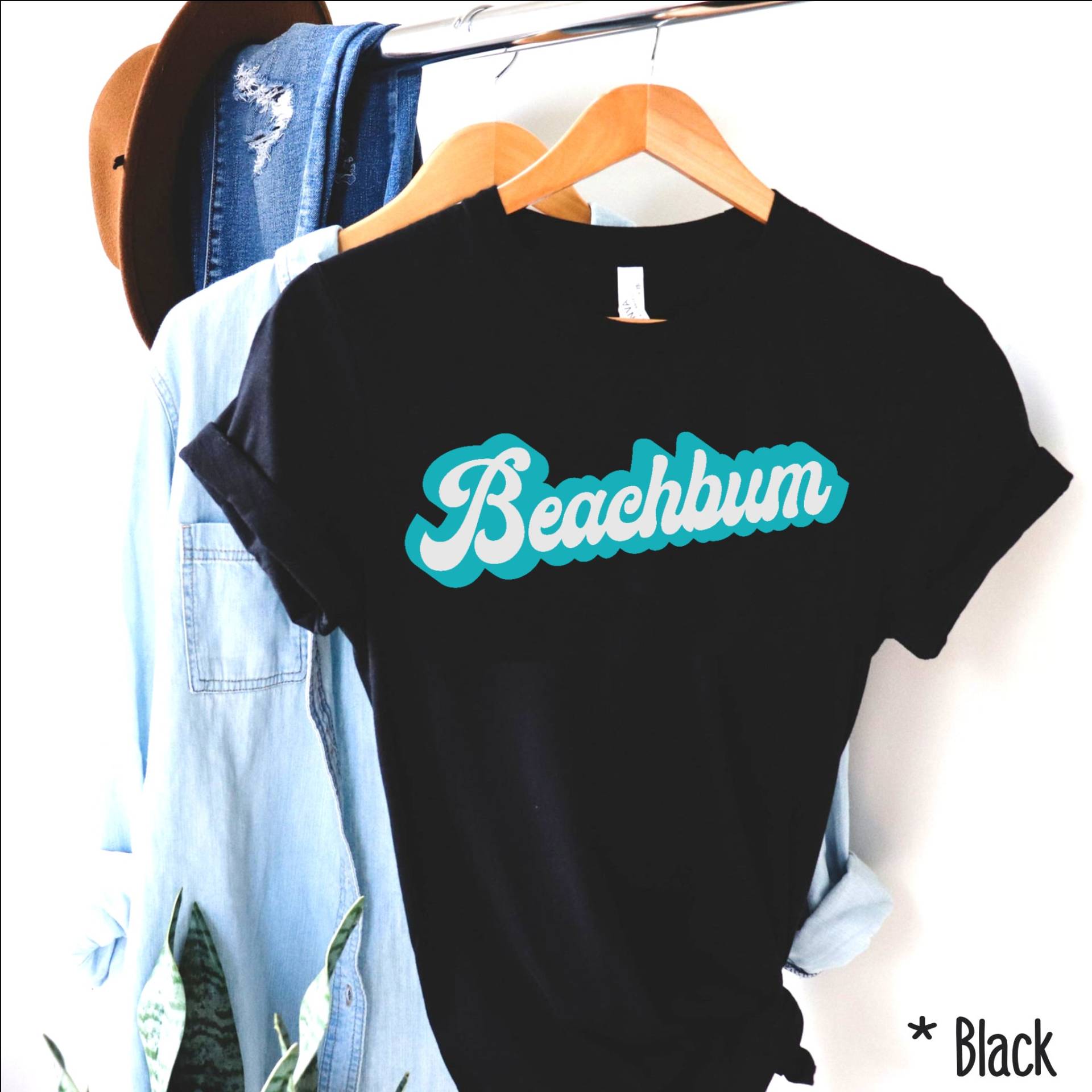 Beachbum Beach Bum Shirt Ozean Meer Strand Sommer Shirts Für Frauen Vacay Mode Urlaub Tshirt T-Shirt von CoolCatComp