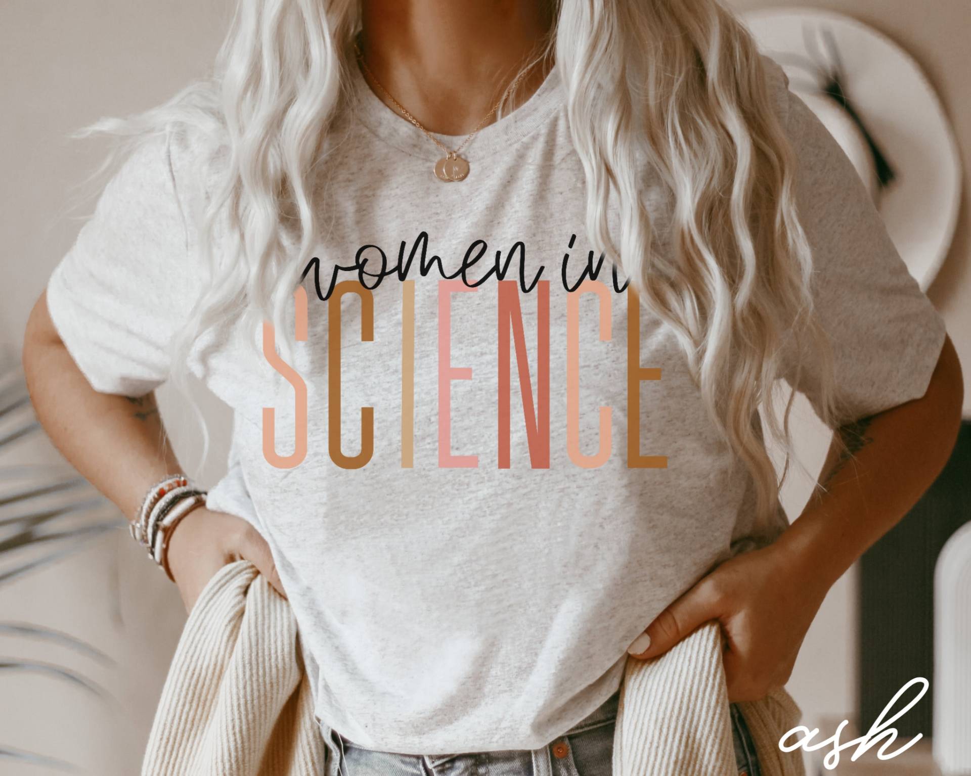 Frauen in Der Wissenschaft, Boho Science Shirt, Wissenschaft Geschenke, Teacher Grad Student T-Shirt, Lover Phd Geschenk, Wissenschaftler von CoolCatComp