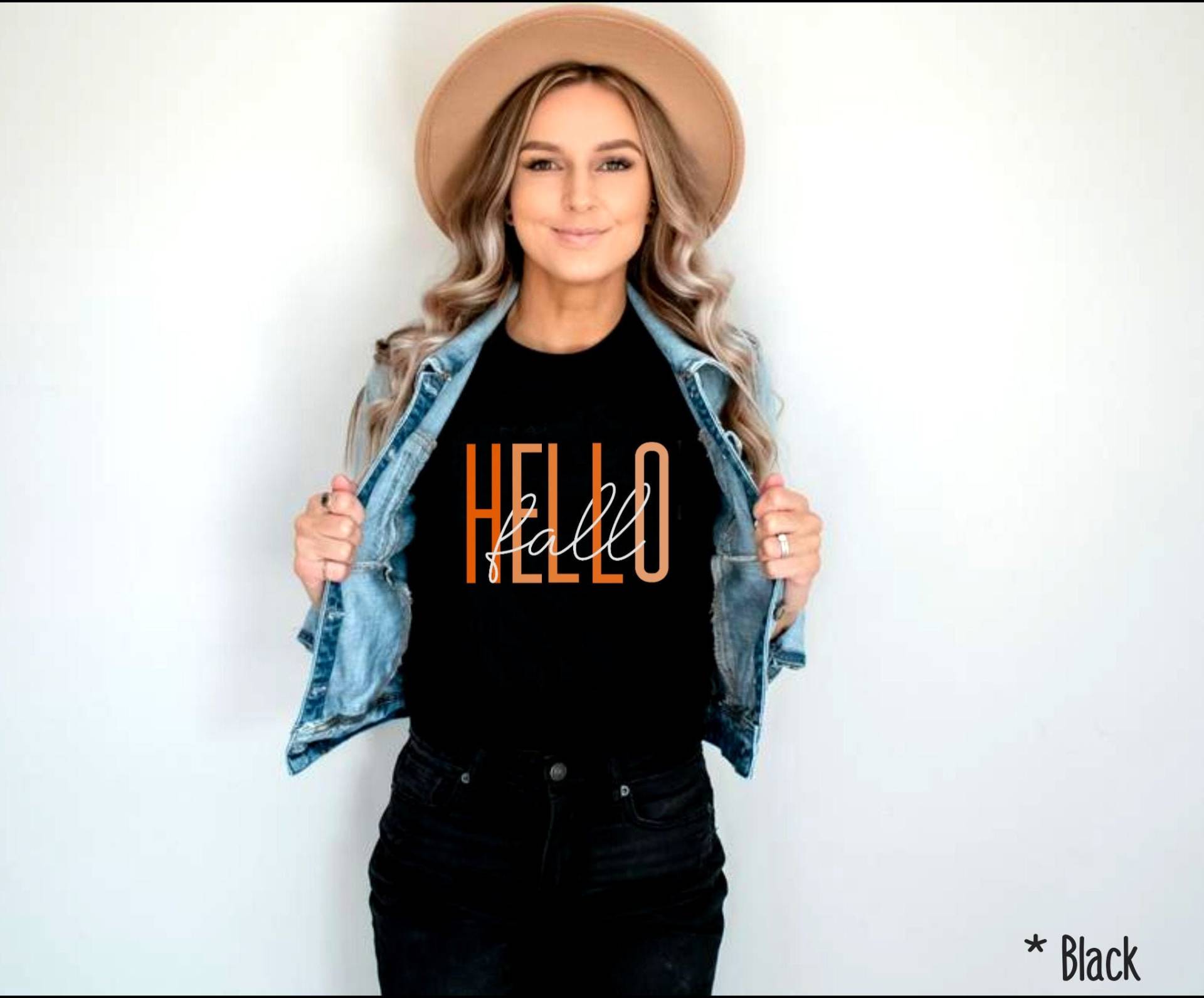 Hello Fall Shirt, Herbst Shirt Für Frauen, Time Welcome Unisex Blätter Süßes von CoolCatComp