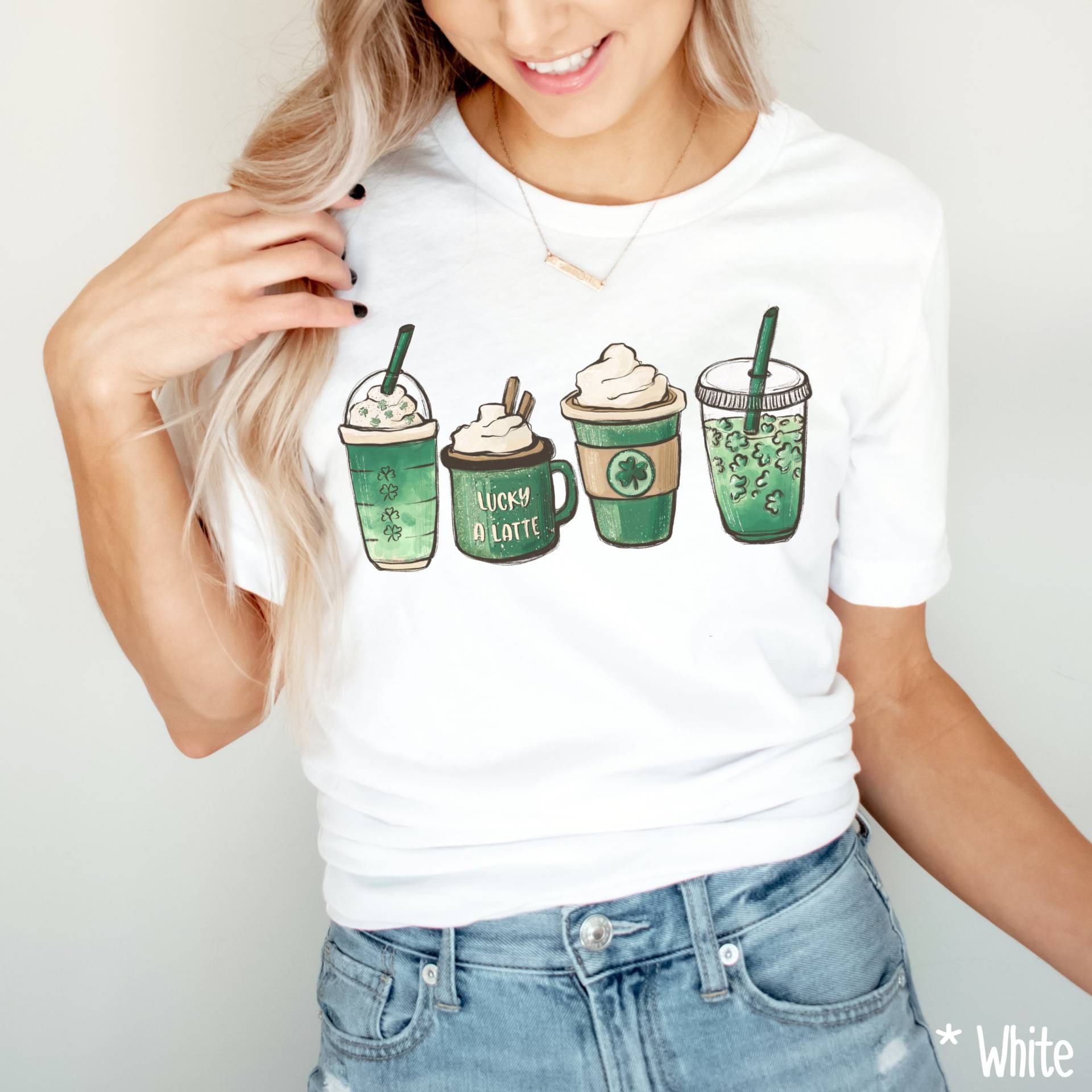 st Patrick Es Day Shirt, Shirt Für Frauen, Lucky Saint Shirts, Patricks Coffee von CoolCatComp