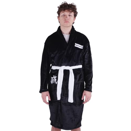 CoolChange Bademantel mit gesticken Metsu Kanji für Kimetsu no Yaiba Fans | Größe: L/XL von CoolChange