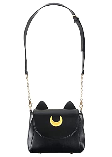 CoolChange Luna Handtasche mit Katzenohren für Sailor Anime Fans | Farbe: Schwarz von CoolChange