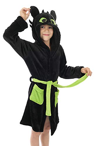 CoolChange Ohnezahn Kinderbademantel mit Kapuze für Drachenzähmen leicht gemacht Fans I Größe: 150 von CoolChange