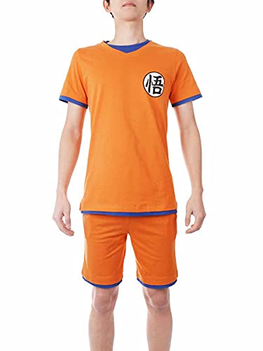 CoolChange Son Goku Schlafanzug | Sommer Pyjama für Fans | Größe: M von CoolChange