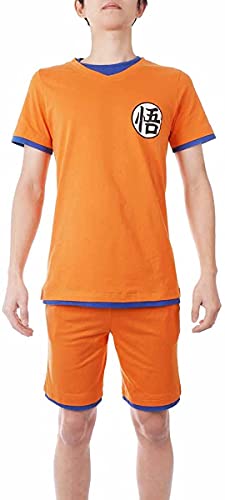 CoolChange Son Goku Schlafanzug | Sommer Pyjama für Fans | Größe: M von CoolChange