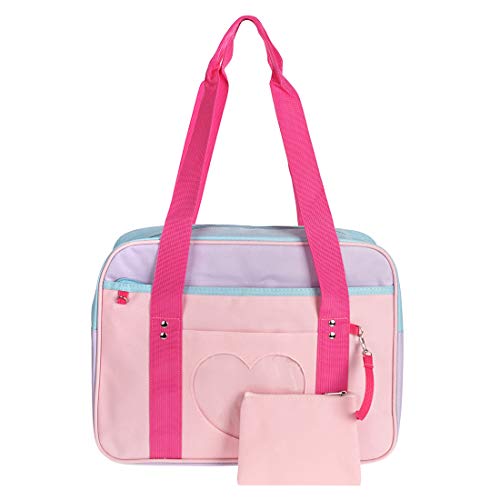 Japanische Schultasche für Oberschülerinnen | Pink | Cosplay Umhängetasche für Mädchen von CoolChange