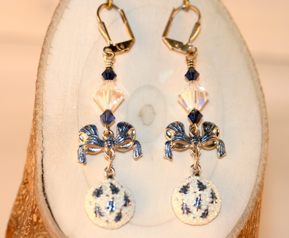 Ohrringe, Ohrringe Baumeln, Baumeln Tropfen Cocktail Datum Glitzernde Aufregende Weihnachten von CoolCreationsByCindy