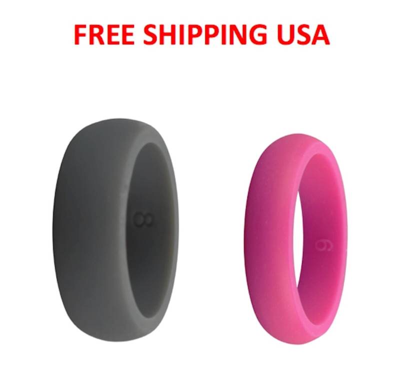 2 Stück Silikon Hochzeit Ringe Set Gummiband Für Mann & Frau Bestes Geschenk Ihn/Ihre Athletik Gym Kostenloser Versand 2 Stück Silikon Hochzeit Ringe Set Gummiband Für Mann & Frau Bestes Geschenk Ihn/Ihre Athletik Gym Kostenloser Versand von CoolGoodsStudio