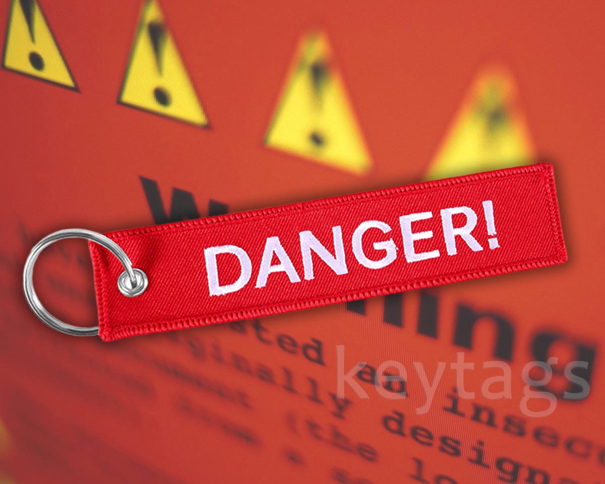 Schlüsselanhänger Danger Funny Humor Auto Motorrad Bike Truck Gepäck Llavero Schlüsselring Portachiavi Schlüsselanhänger Danger Funny Humor Auto Motorrad Bike Truck Gepäck Llavero Schlüsselring Portachiavi von CoolKeyTags