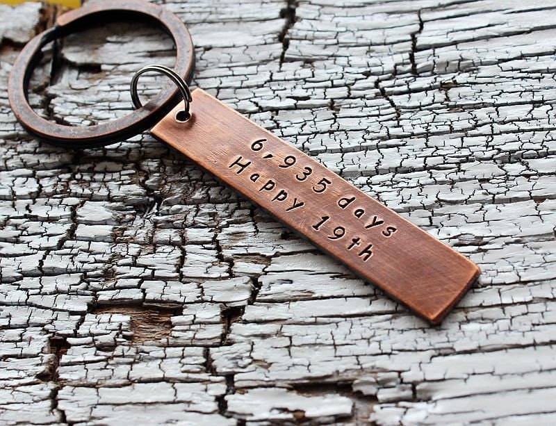 Kupfer Jahrestag Keychain von CoolKeychain
