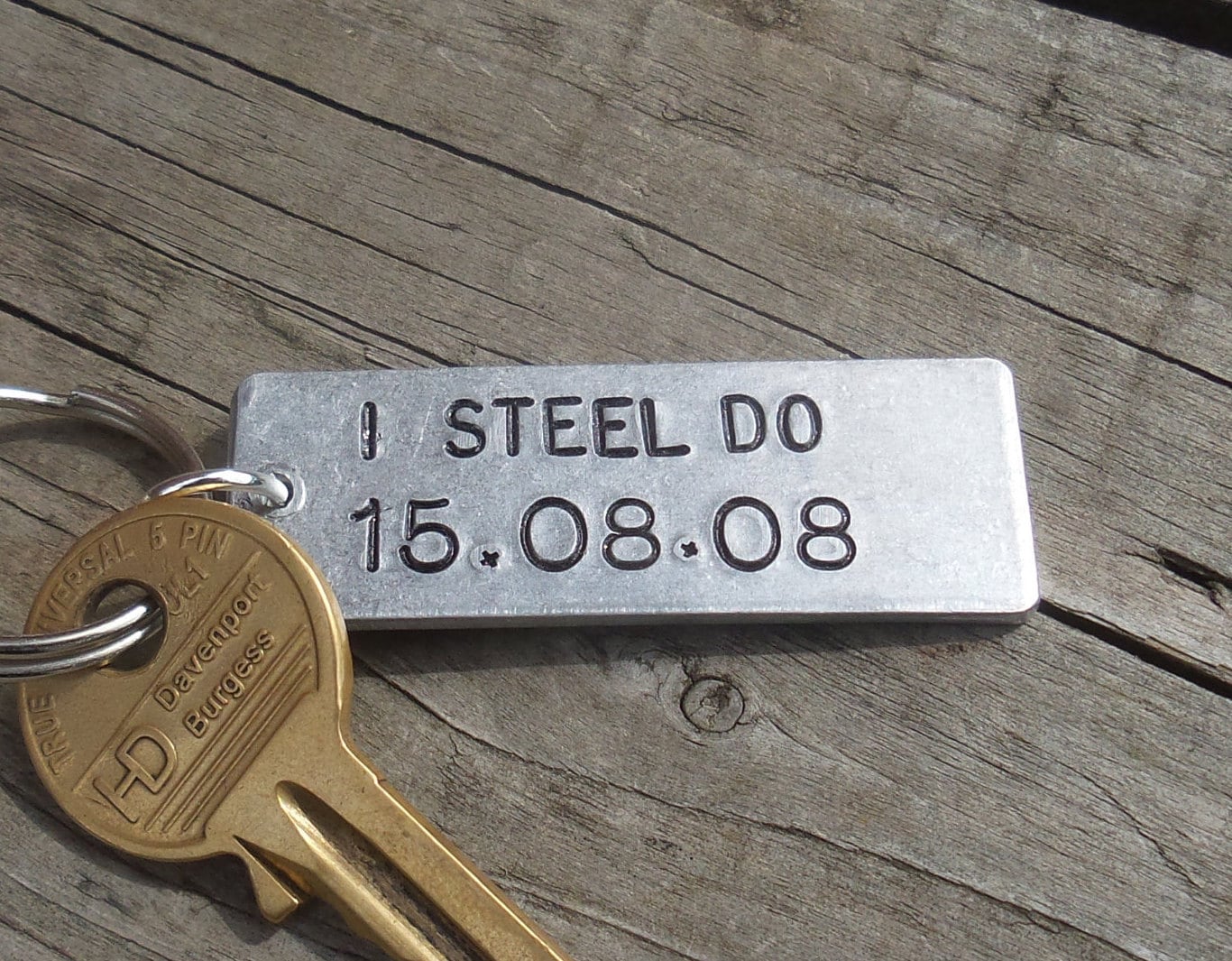 I Steel Do Personalisierte 11. Hochzeitstag Geschenke Für Männer Frauen Schlüsselbund Mann Frau Traditionelle 11 Jahre Liebe Angepasst von CoolKeyrings