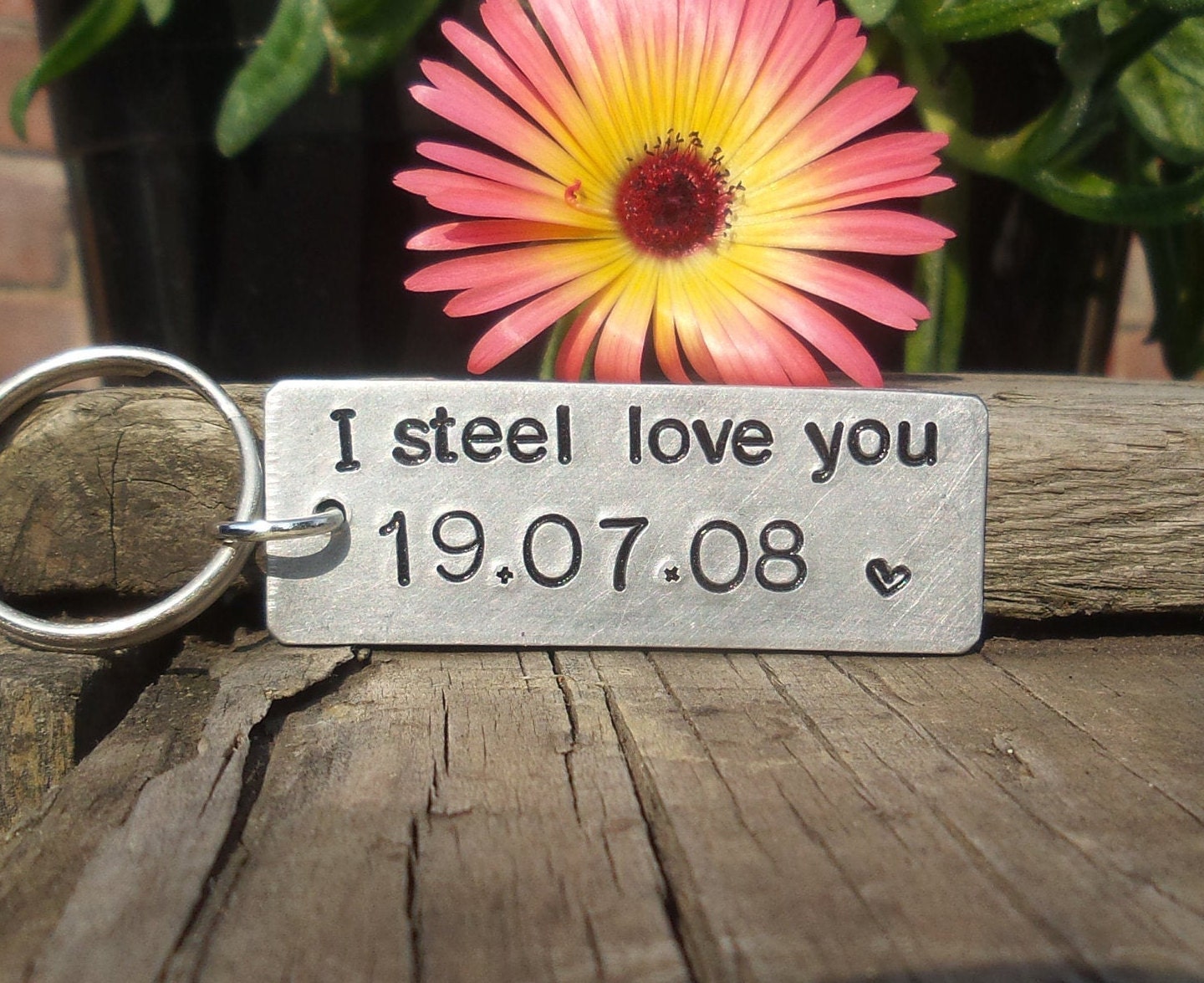 I Steel Love You Personalisierte 11 Jahre 11. Hochzeitstag Geschenke Für Männer Frauen Nachdenkliches Andenken Ehemann Und Frau Traditionelles von CoolKeyrings
