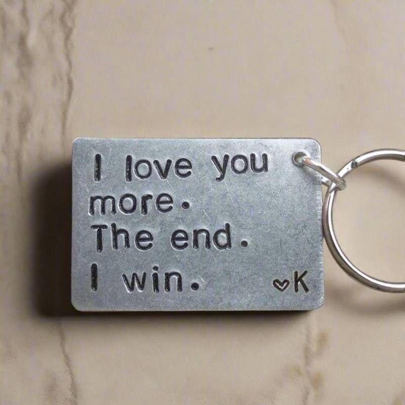 I Love You More The End Win Schlüsselanhänger Geburtstagsgeschenke Jahrestag Personalisierte Weihnachtsgeschenke Für Ihn Ihr Freund Freundin I Love You More The End Win Schlüsselanhänger Geburtstagsgeschenke Jahrestag Personalisierte Weihnachtsgeschenke Für Ihn Ihr Freund Freundin von CoolKeyrings