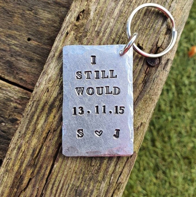 Ich Noch Würde Ehemann Frau Geschenke Für Männer 6. Hochzeitstag Personalisierte 6 Jahre Schlüsselring Liebe Keychain Handgemachte 1st von CoolKeyrings