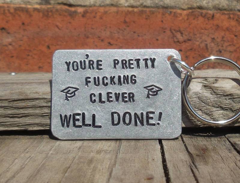 Lustige Graduierung Keychain Cleveres Geschenk Lustige Graduierung Keychain Cleveres Geschenk von CoolKeyrings